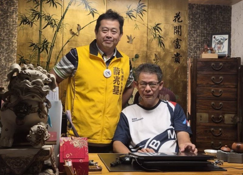薛兆基拜會郭豐仁請益托育政策 倡議建立完整保母支持體系
