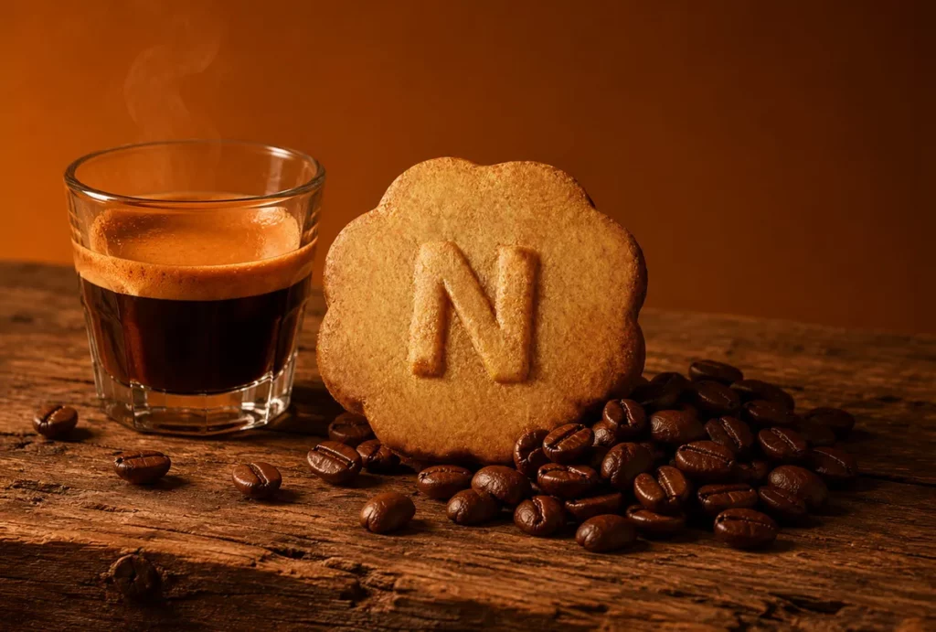 本次限定推出的 「柚映濃萃咖啡月餅」,以「Nespresso雙份濃縮咖啡-蘇克洛」,將醇厚咖啡香與柚子果肉、咖啡腰果餡巧妙融合,咖啡與果香交織,帶來細膩平衡的全新味覺體驗。