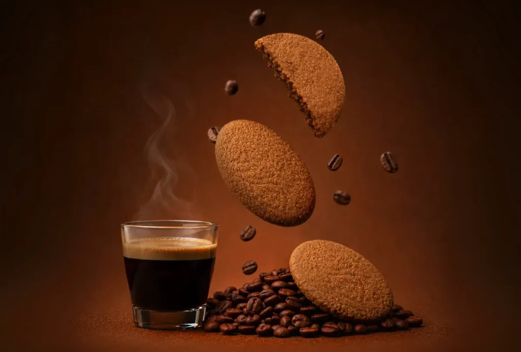 「雙韻濃萃咖啡餅」「Nespresso雙份濃縮咖啡-蘇克洛」為靈感,透過低溫烘焙保留咖啡香氣,入口醇厚濃郁,伴隨清新果酸與細緻尾韻,展現精品咖啡的多層次風味。