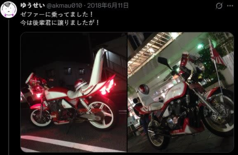 日本男網表示，因為周子瑜而離開暴走族，還迷上TWICE成追星族。（圖／翻攝X）