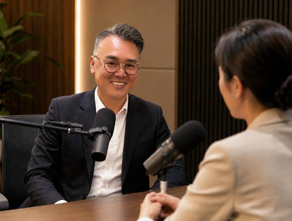 ▲全聯會理事長劉邵智採訪時談論台灣徵信行業的歷史。(圖 / 業者提供)