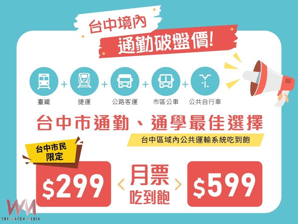 中部TPASS熱賣突破百萬張　中市府交通局：公共運輸運量最高成長25% - https://www.watchmedia01.com