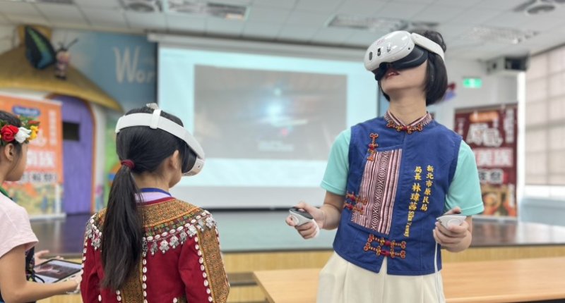 戴上VR走進部落!新北「原」氣族語育樂營登場 從科技體驗認識原民文化