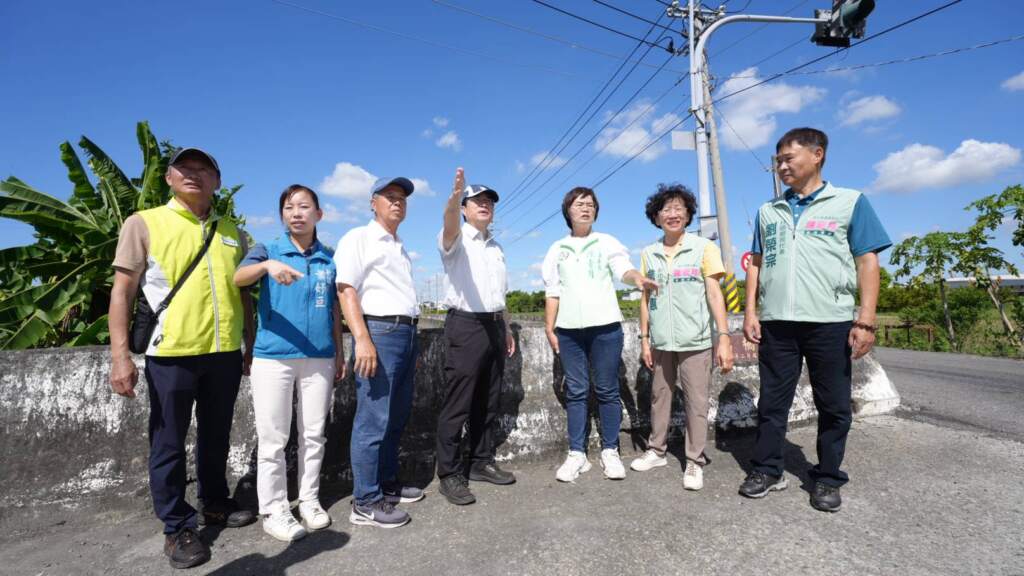 ▲強颱「巴威」來勢洶洶，陳素月邀水利署視察彰化4鄉鎮防洪整備，爭取17.24億元治水建設。（圖／記者林明佑翻攝）