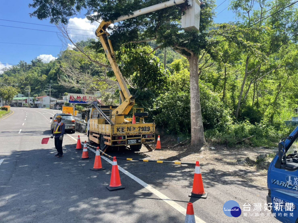 針對強颱巴威來襲，台電嘉義區營業處已全面啟動超前部署，積極展開各項防颱先期準備工作／台電嘉義區處提供
