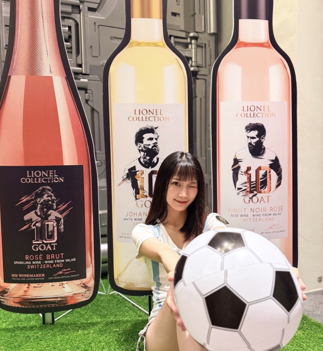 ▲鑫羿文創取得台灣獨家代理「Lionel Messi 10 GOAT系列酒款」即日起開放預購（圖/業者提供）