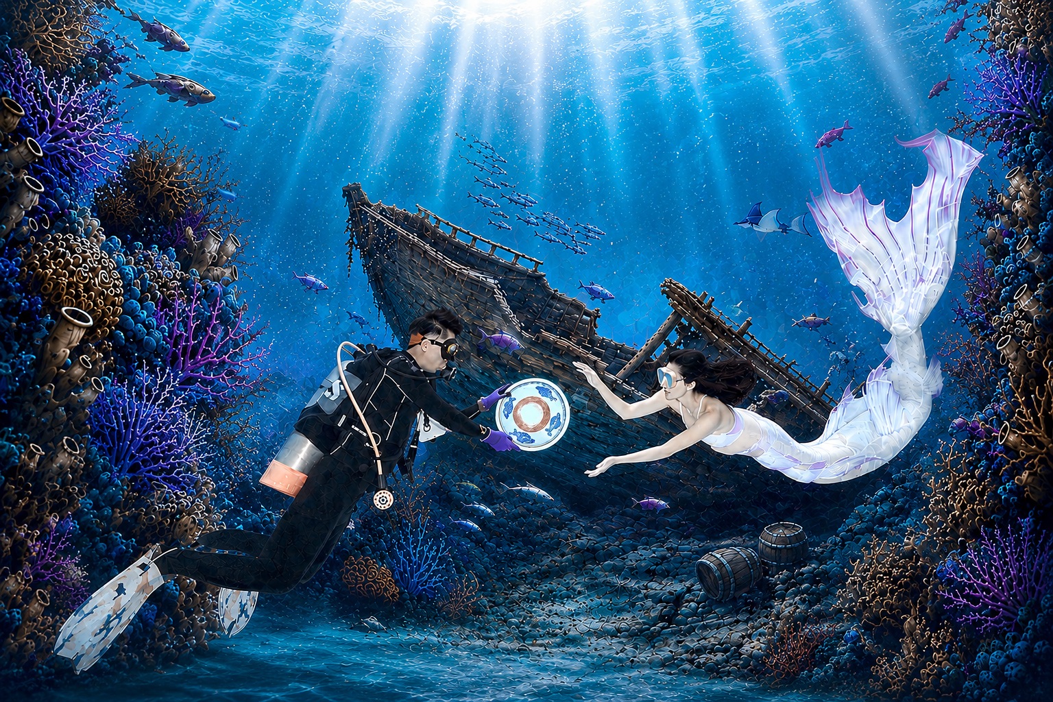 海科館人魚展演結合水下文化資產教育 推廣文資保存與永續理念 639930