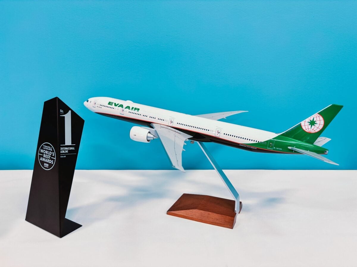 ▲長榮航空榮登Travel + Leisure頒發之全球最佳國際線航空公司(World’s Best International Airlines)第1名寶座,刷新歷年最佳紀錄。
