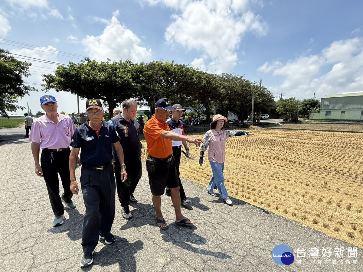 芳苑鄉啟動農地重劃區農路改善工程   五村道路品質提升交通安全