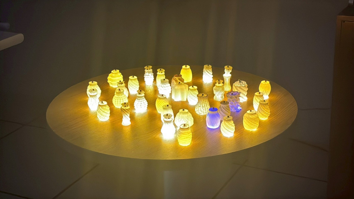 學生運用所學進行 3D 列印作品製作,展現創意發想與實作能力
