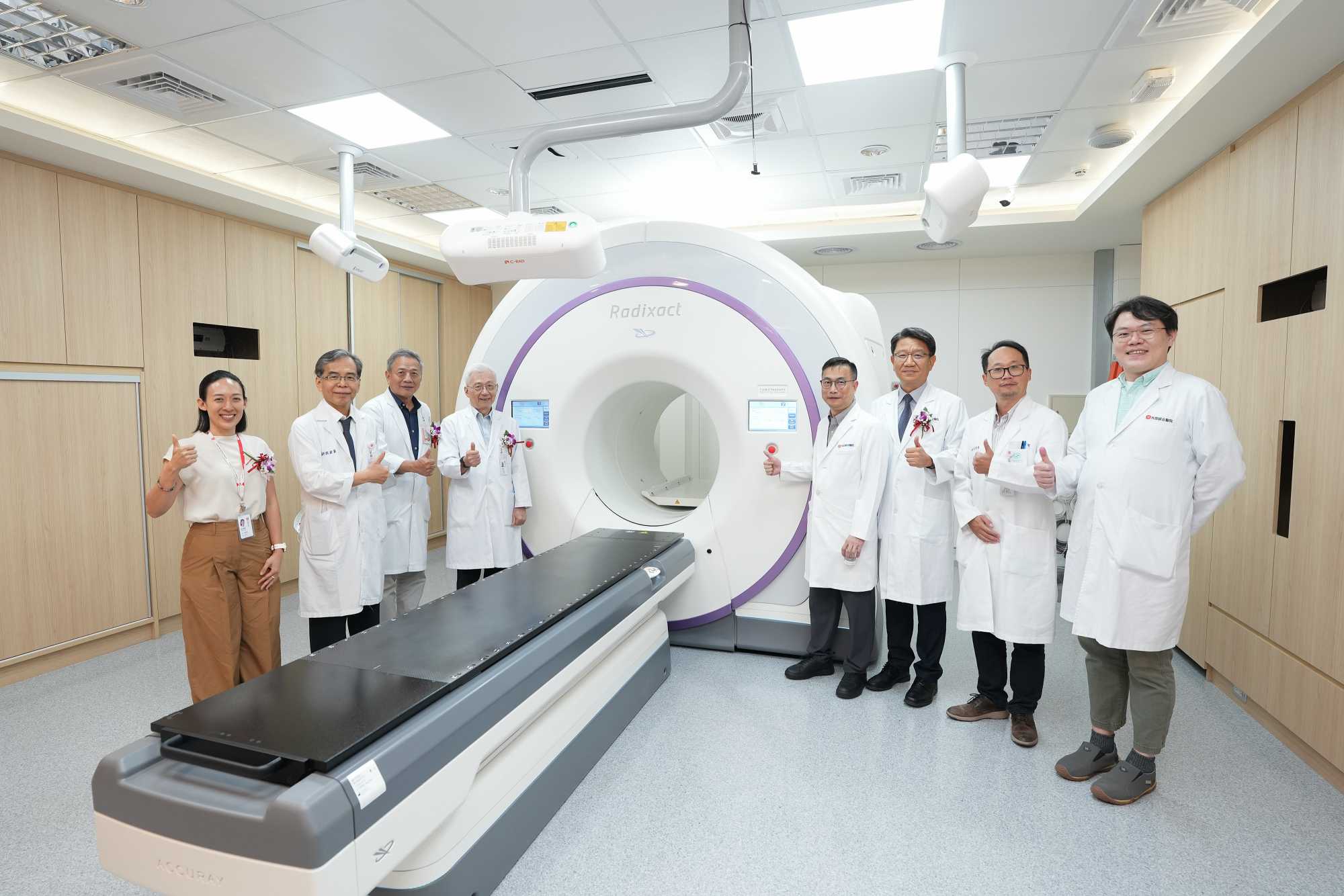 光田導入智能螺旋刀　即時追蹤腫瘤提升放療精準度　降低副作用兼顧生活品質