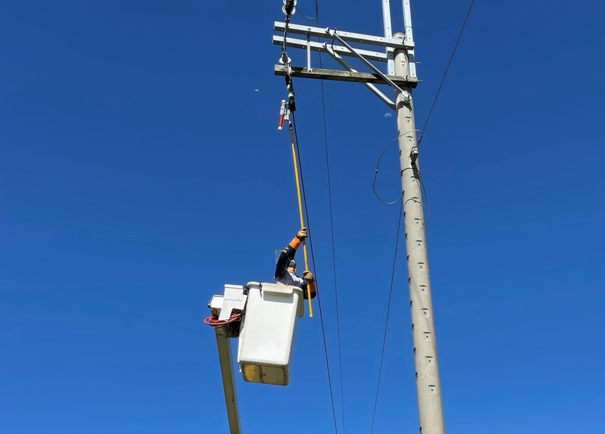 ▲重要供電設備巡視、配電線路加強檢查（記者 李堂安 翻攝）