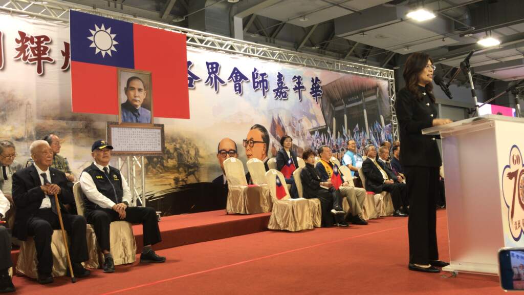 鄭麗文是KMT史上第一位少數民族血統的主席。 (魏冠中攝影)