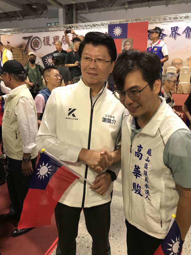 今年地方選舉，鄭麗文有意翻轉故鄉台南市長選情，謝龍介將是KMT的特戰勇士。 (魏冠中攝影)