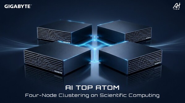 技嘉展示 AI TOP ATOM 四機串聯叢集,以科學運算驗證地端 AI 擴展能力