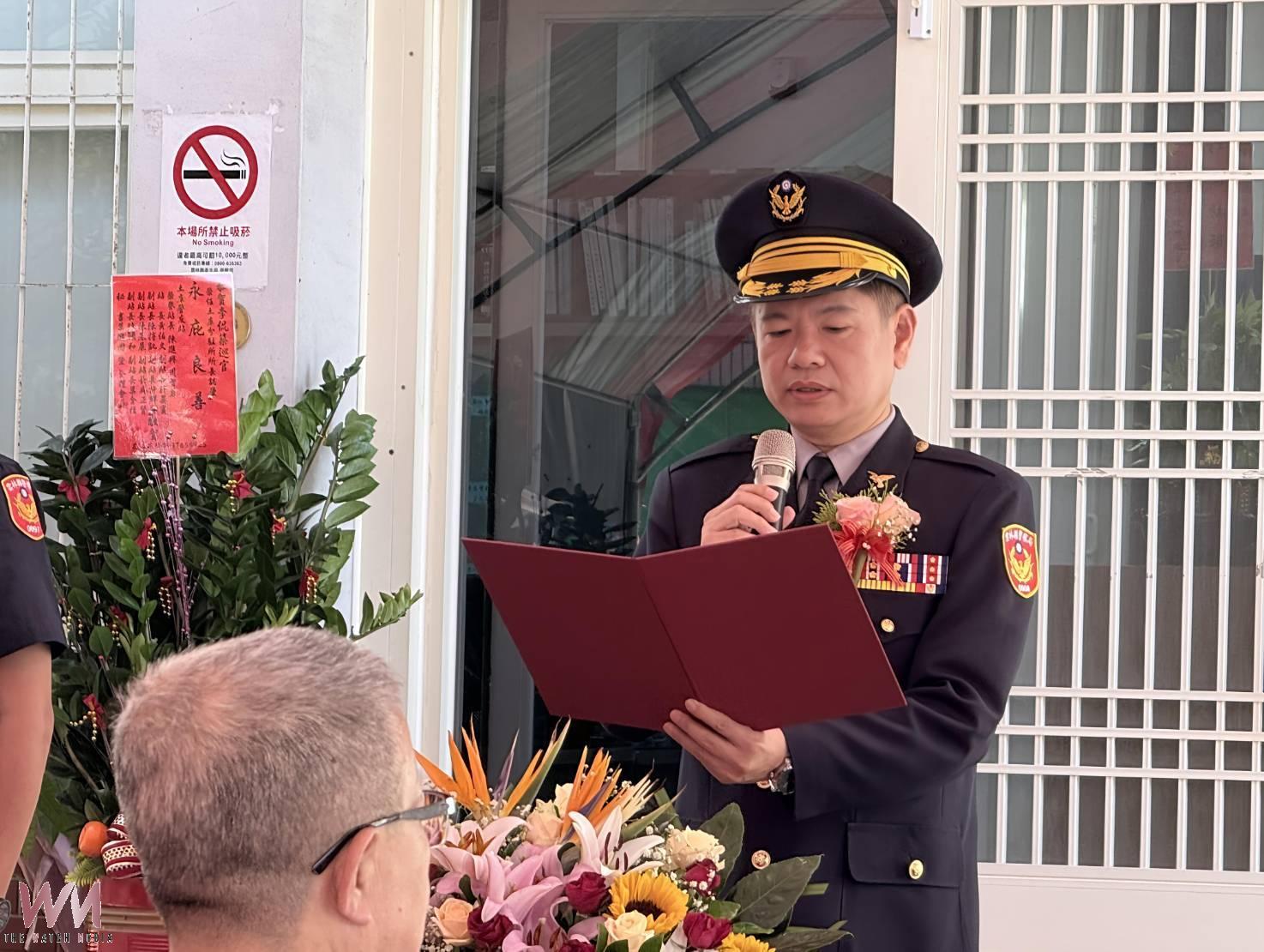 雲林虎尾分局新頁 首位女性所長李侃築接掌土庫分駐所 - https://www.watchmedia01.com