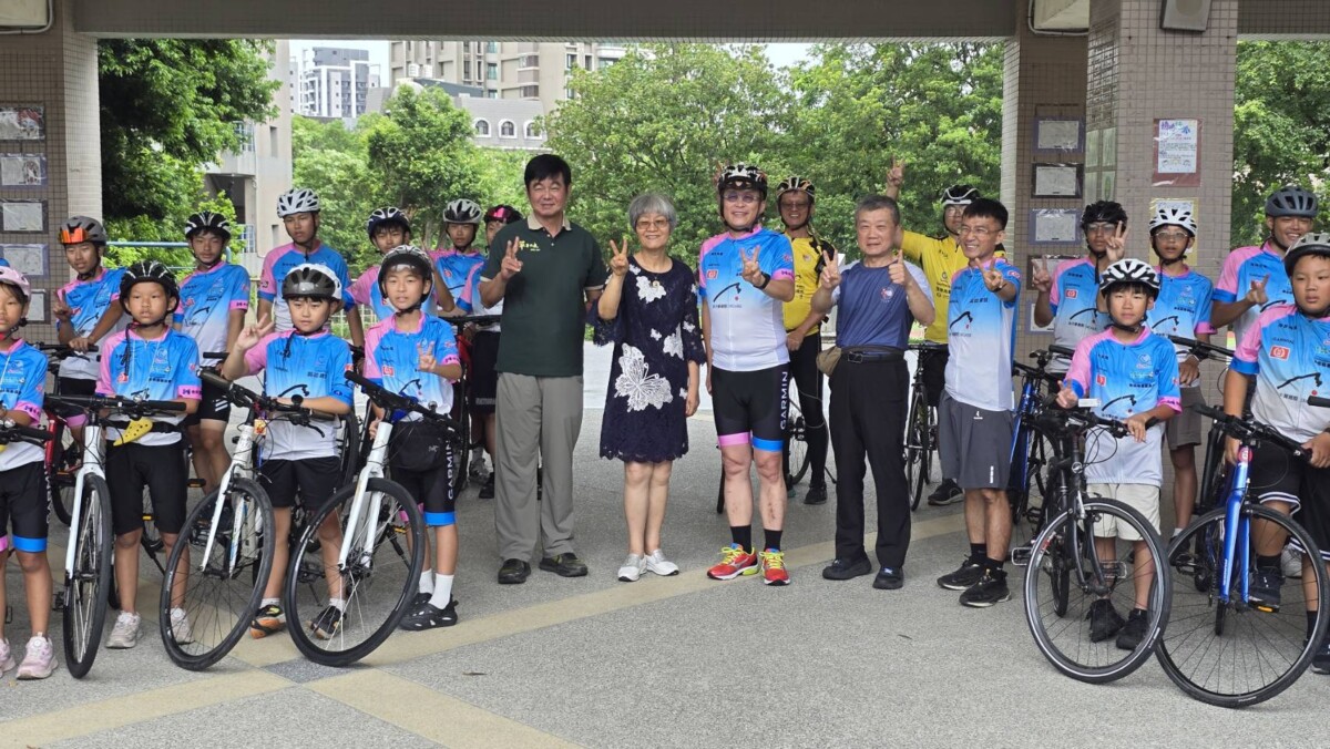 ▲60多位偏鄉學子騎單車環島8天,騎行650公里順利完成。圖:記者黃詠琳/攝