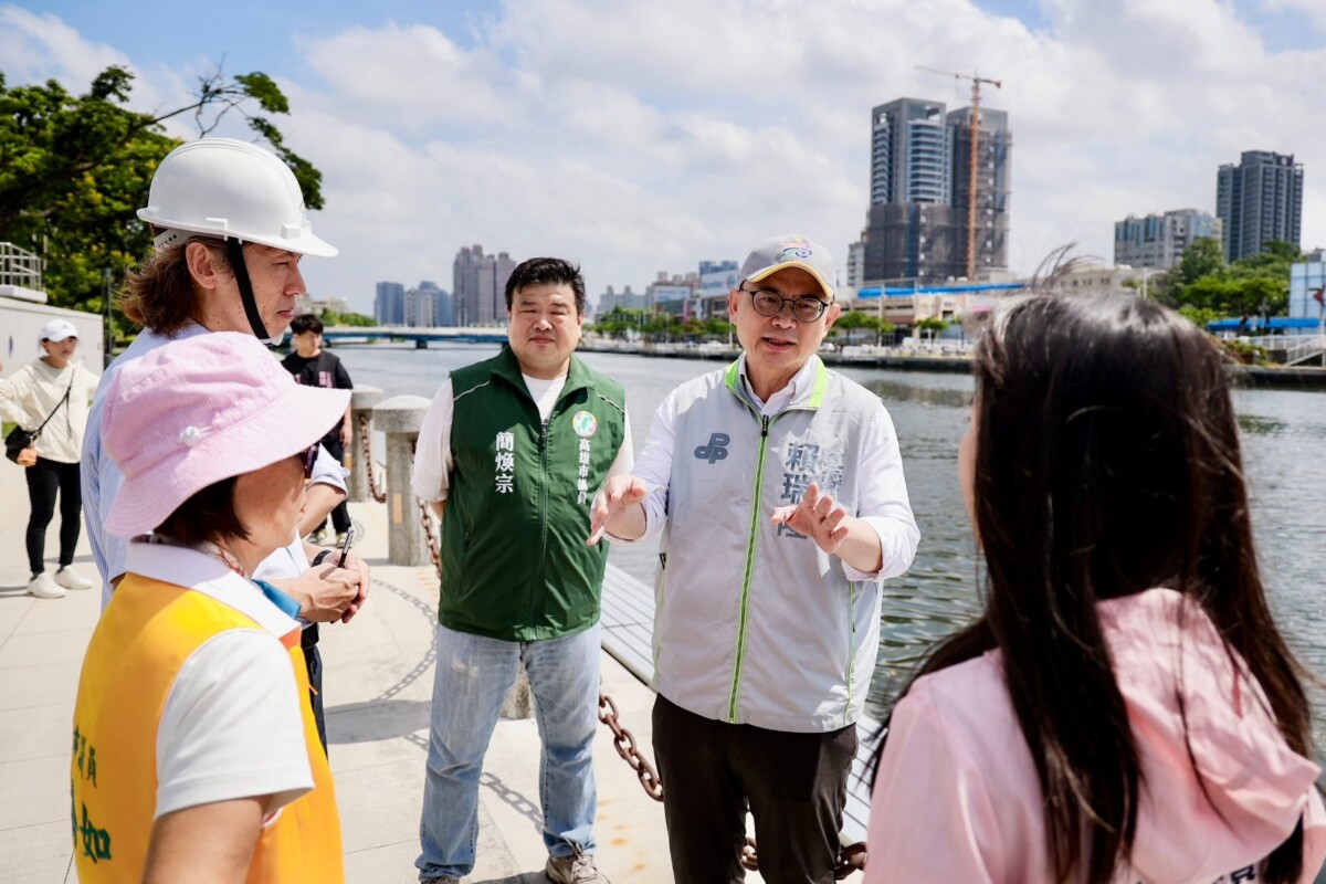 ▲賴瑞隆視察防汛整備情形。(圖/賴瑞隆委員辦公室提供)
