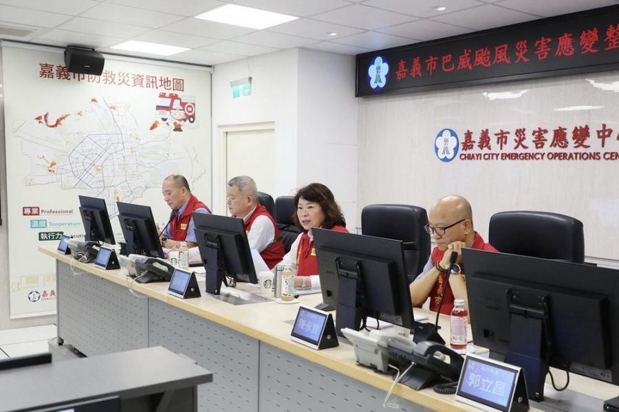 強颱巴威來襲 嘉市完成防災整備 黃敏惠:守護市民安全不鬆懈