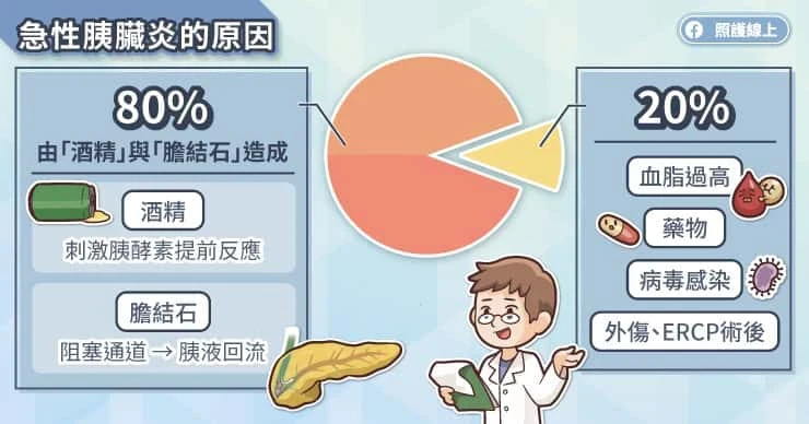 急性胰臟炎的原因