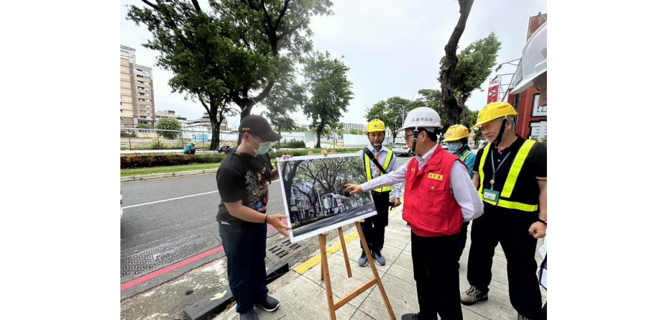 巴威颱風逼近 林欽榮副市長視察輕軌防颱整備 要求落實護樹及安全營運