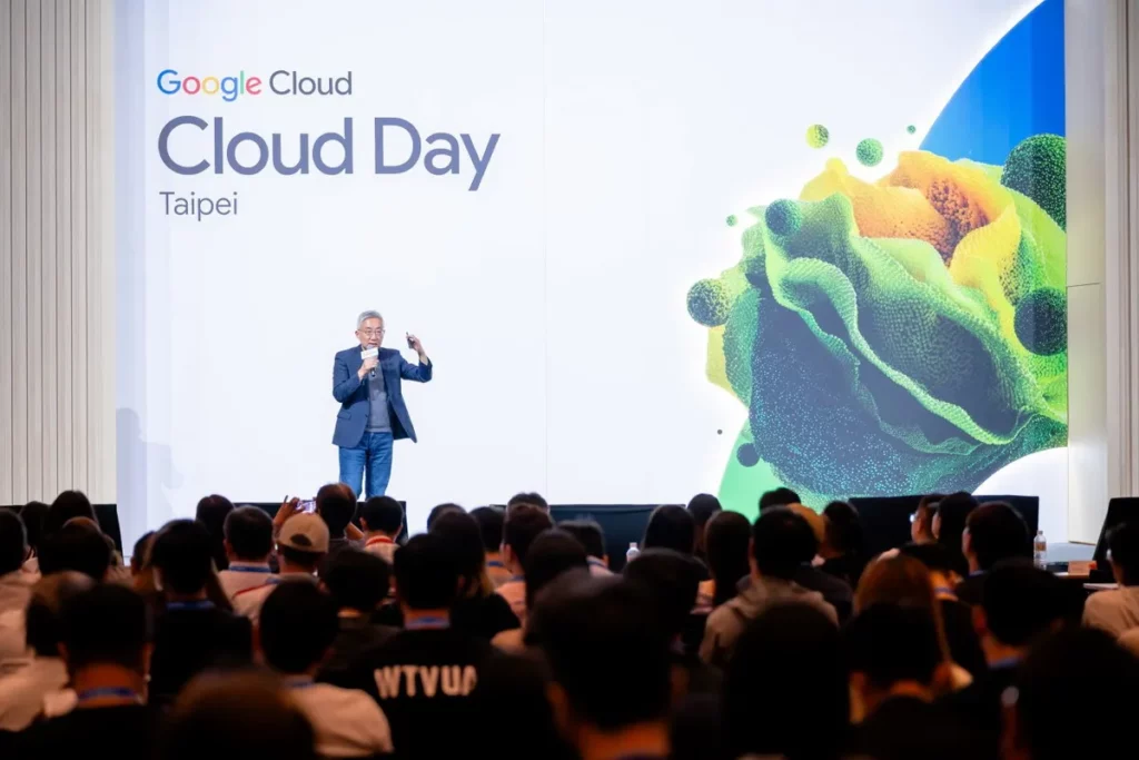 momo總經理谷元宏受邀出席「Google Cloud Day Taipei 2026」,分享momo如何依不同零售場景導入AI,應用於理解消費需求、輔助企業決策與智慧履約網絡。(圖片提供:Google)