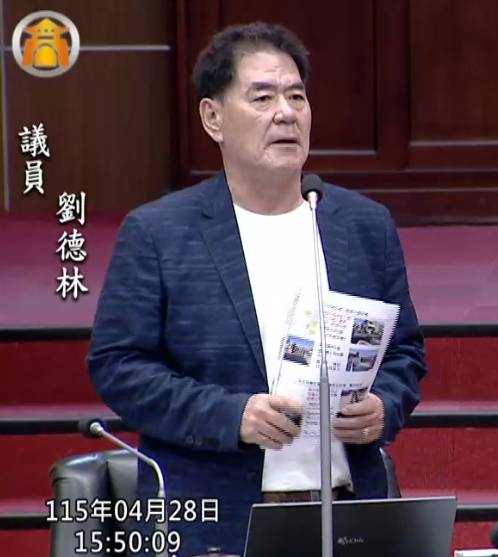 ▲高督盟肯定問政表現,劉德林名列十大優質議員。