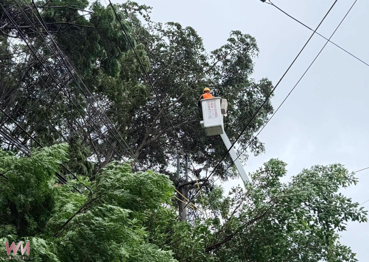 巴威颱風來襲　台中地區仍停電3,181戶 台電持續積極搶修中 - https://www.watchmedia01.com
