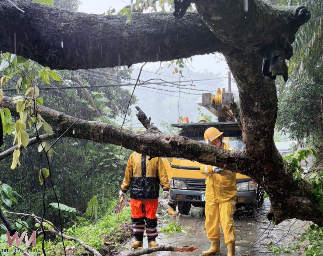 巴威颱風來襲　台中地區仍停電3,181戶 台電持續積極搶修中 - https://www.watchmedia01.com