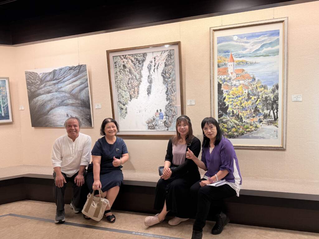 ▲「群藝齊揚－臺中市墨緣雅集畫會會員聯展」，本次聯展展出72件水墨、膠彩作品，充分展現會員深厚的藝術底蘊與創作實力，也呈現水墨與膠彩藝術兼具傳統與創新的風貌。（圖／記者林明佑翻攝）