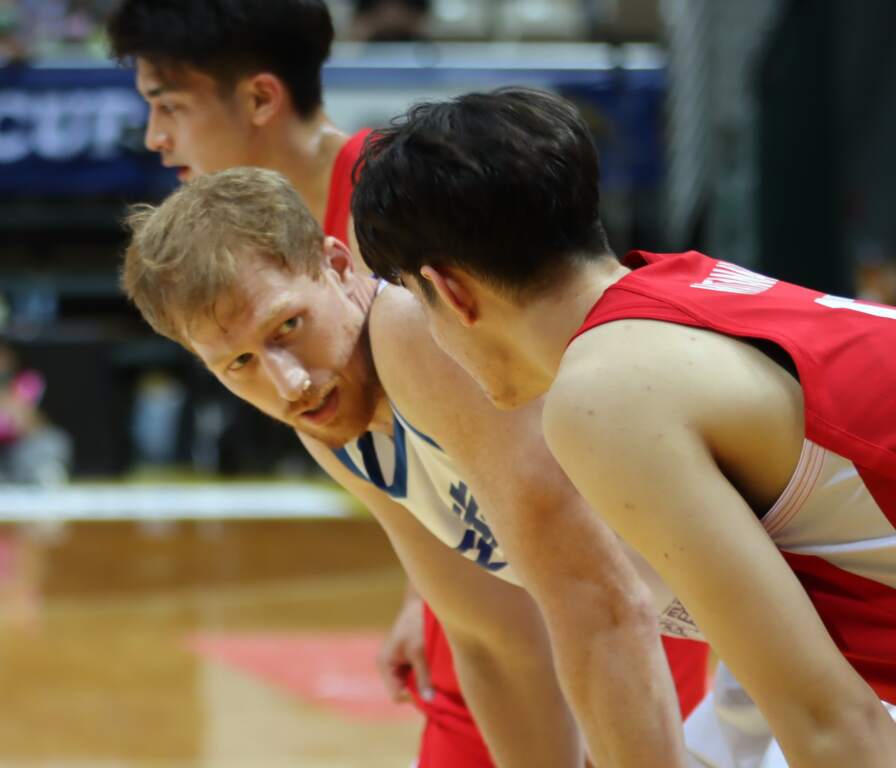 大B高柏鎧的下一任務，應該要考慮挑戰奧運三對三。 (魏冠中攝影)