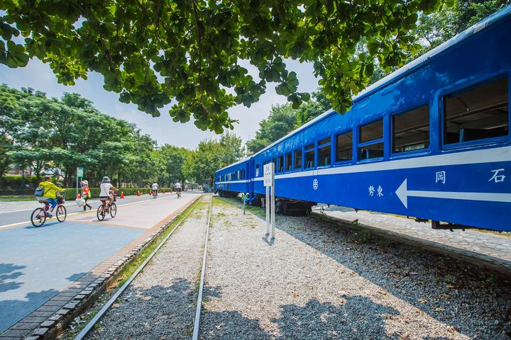 東豐自行車綠廊周邊豐富的鐵道文化。 圖:臺中市政府觀光旅遊局/提供
