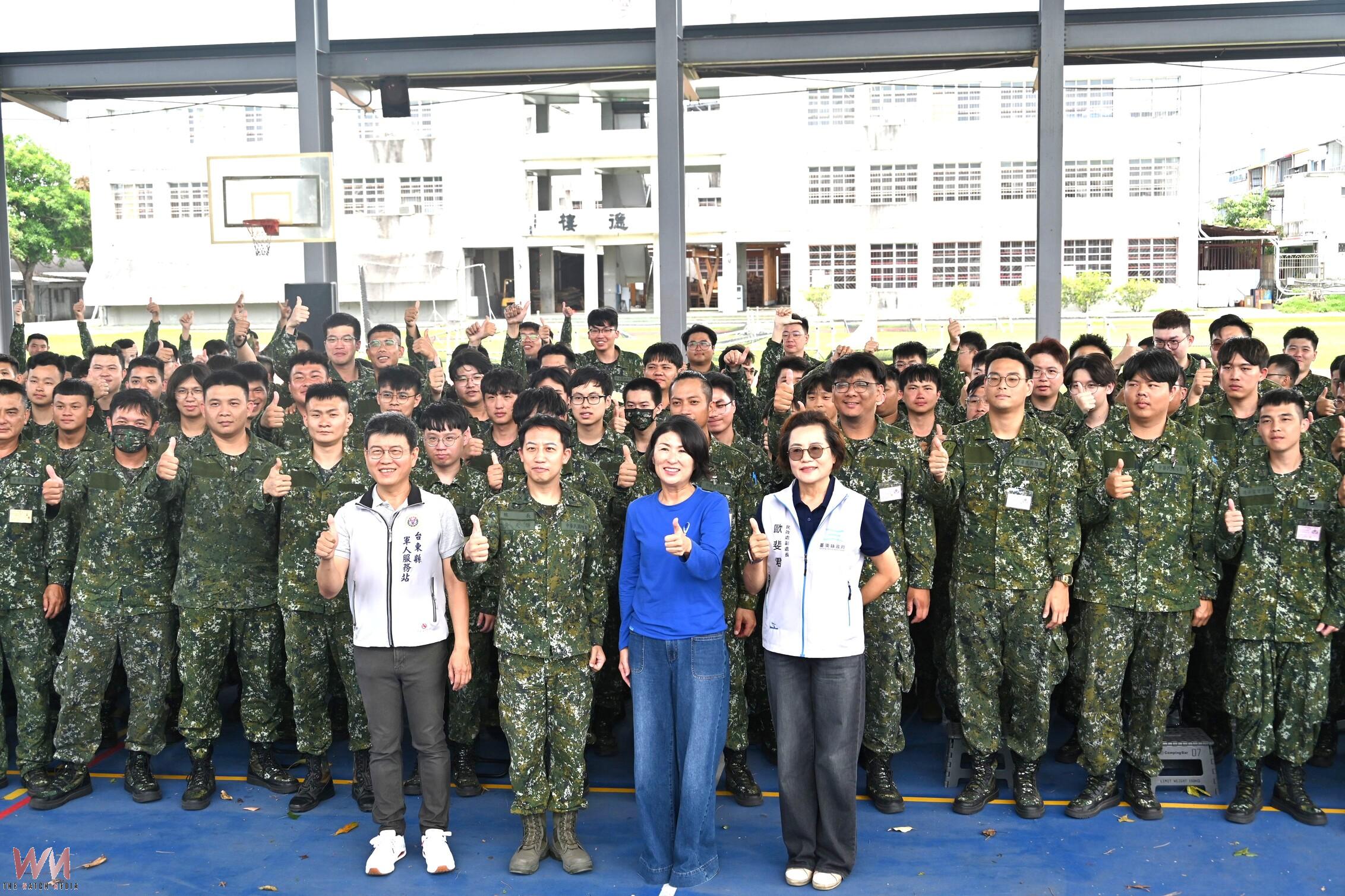 臺東縣長饒慶鈴慰勉教召弟兄 感謝守護台灣安全韌性 - https://www.watchmedia01.com