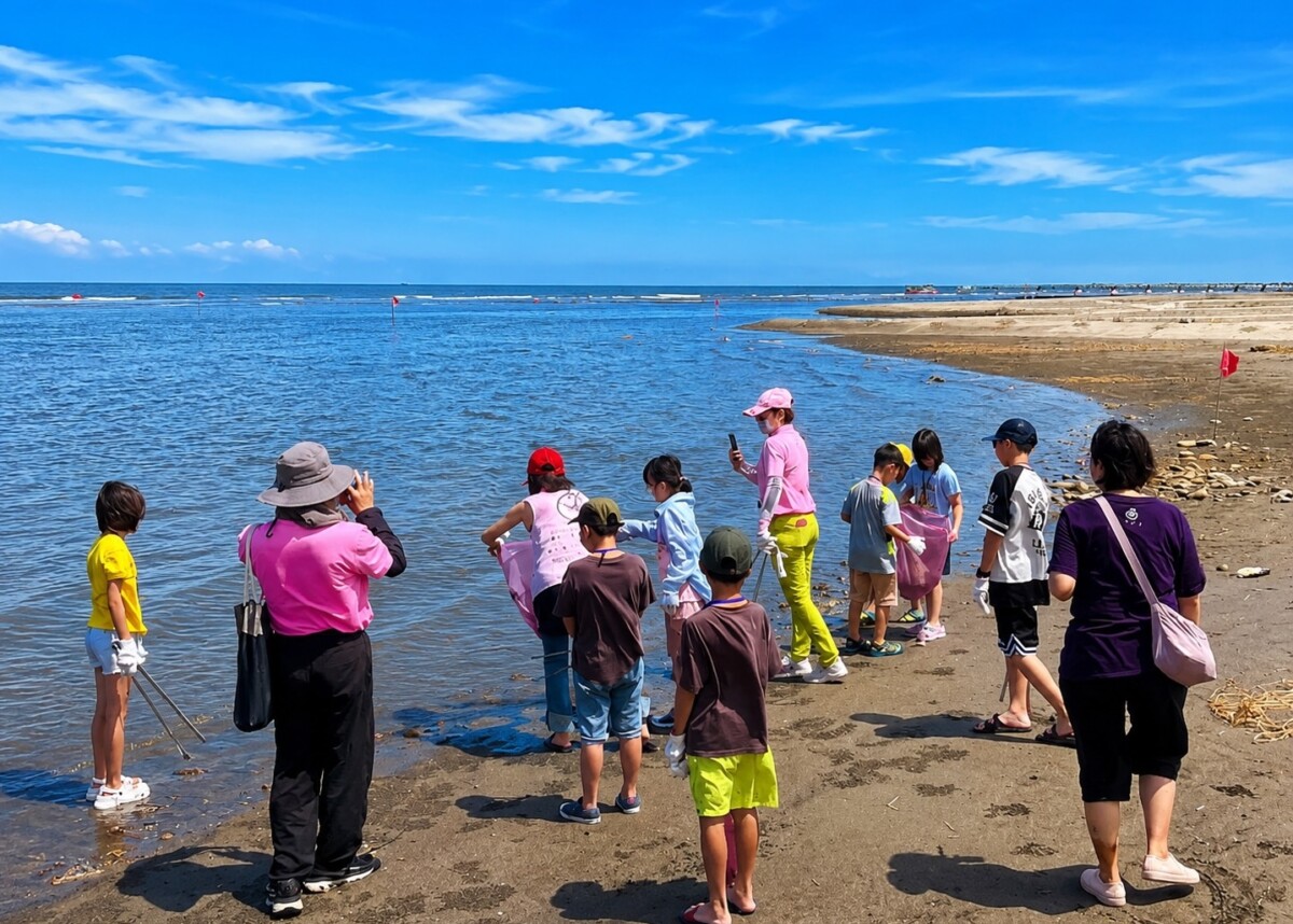 ▲大安濱海樂園永續觀光,環教體驗結合海洋生態旅遊。(圖/記者顏淑娟翻攝)