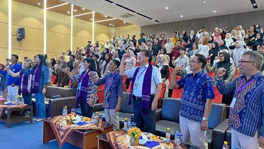 ▲雲科大攜手印尼UNP Kediri辦理國際夏令營,深化臺印教育合作,提升學生國際移動力。(記者劉峻文攝)