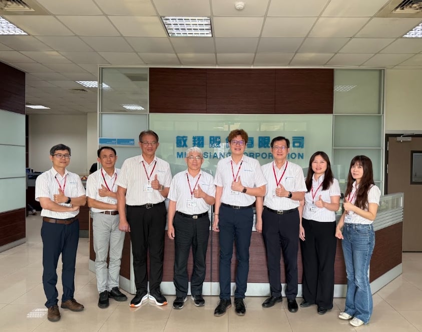 ▲敏翔團隊合影，公司以完善的人才培育制度，陪伴不同年資的員工持續累積專業能力。