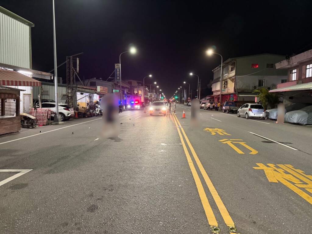 ∆臺東市中興路三段發生一起交通事故，警方獲報後立即派員到場處理，並協助交通疏導及傷者送醫。（圖／臺東警分局提供）