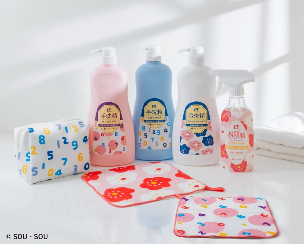 毛寶x SOU・SOU聯名包裝商品