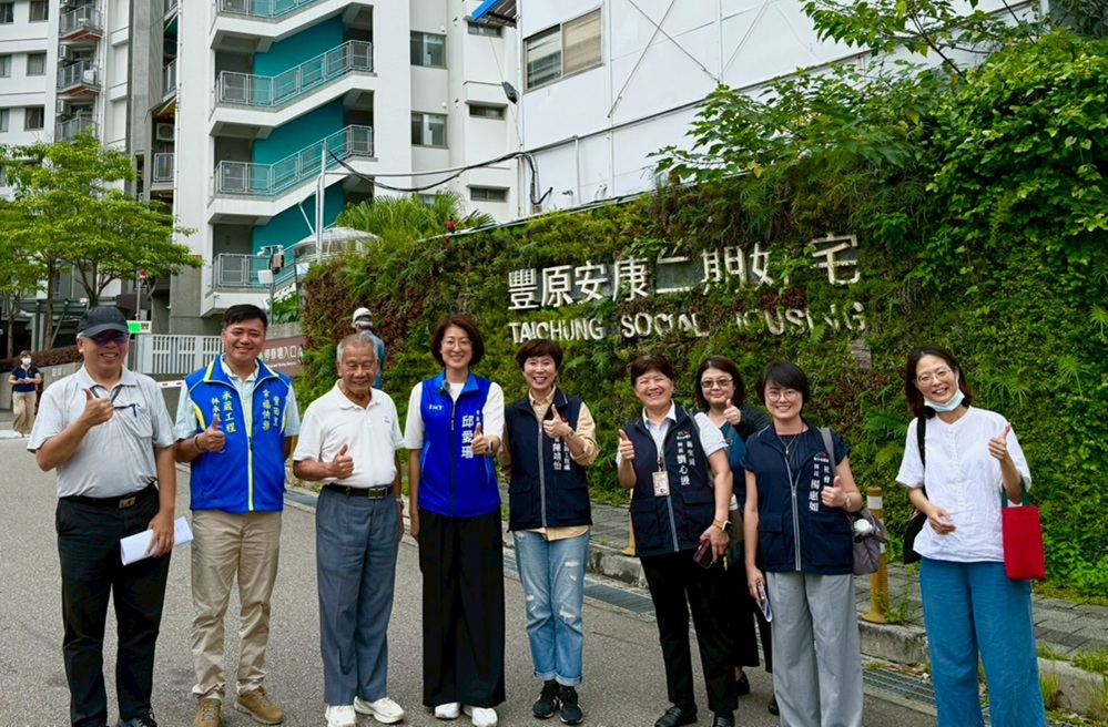 豐原安康社宅二期9月完工 市議員邱愛珊促落實全齡共好與交通配套 29 cnews204260714a06