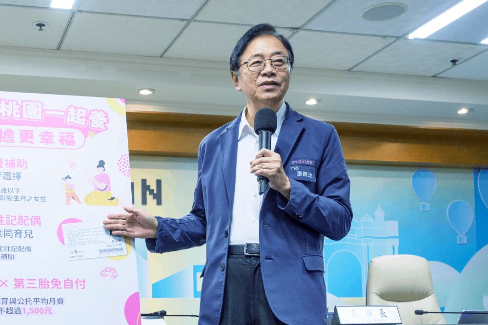桃園婦幼3大補助再升級 張善政擴大凍卵、好運卡及托育補助 258 照片來源:桃園市政府