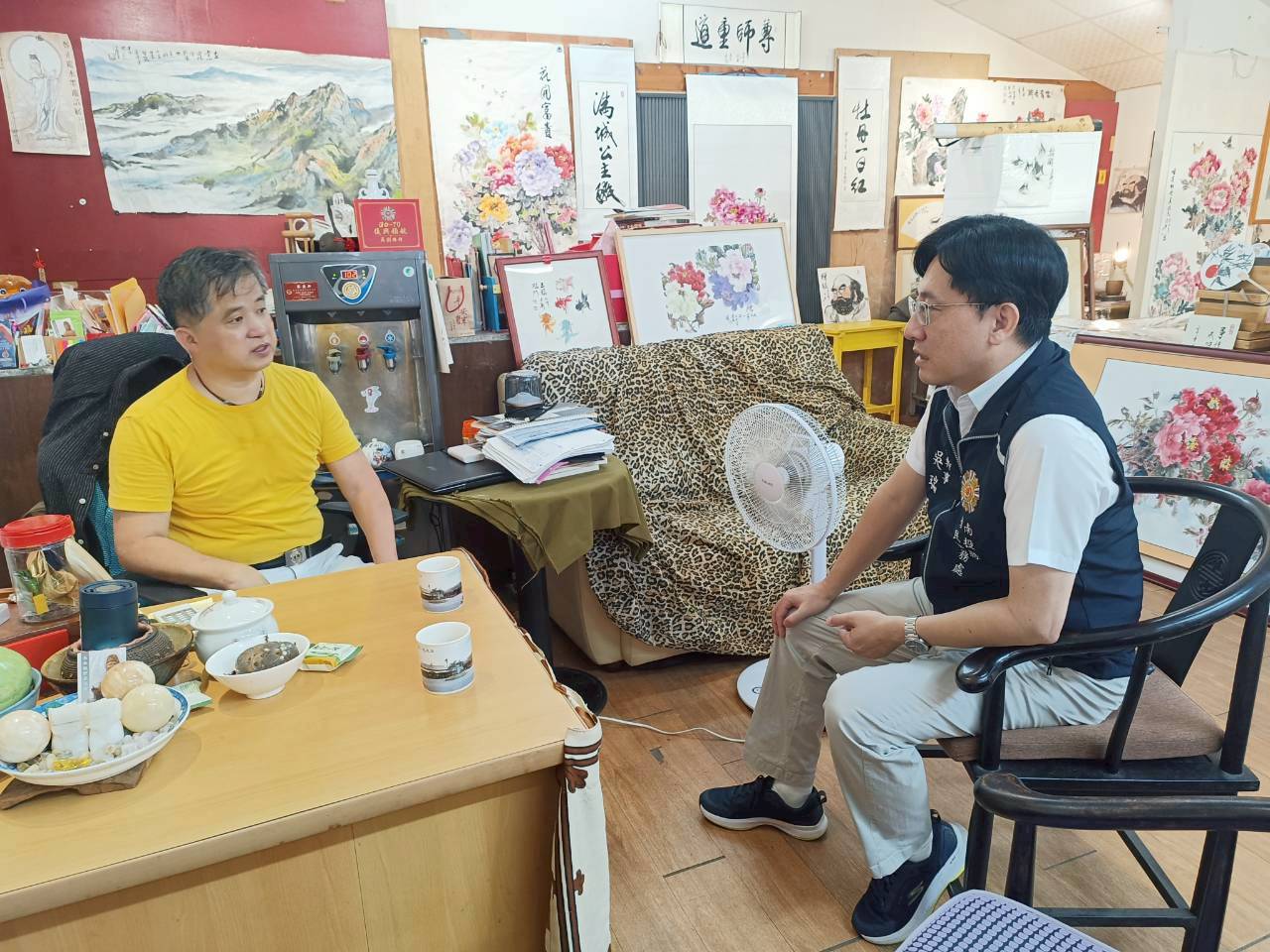 南投縣榮服處攜手後備指揮部推動安心御老平台強化高齡榮民眷照顧