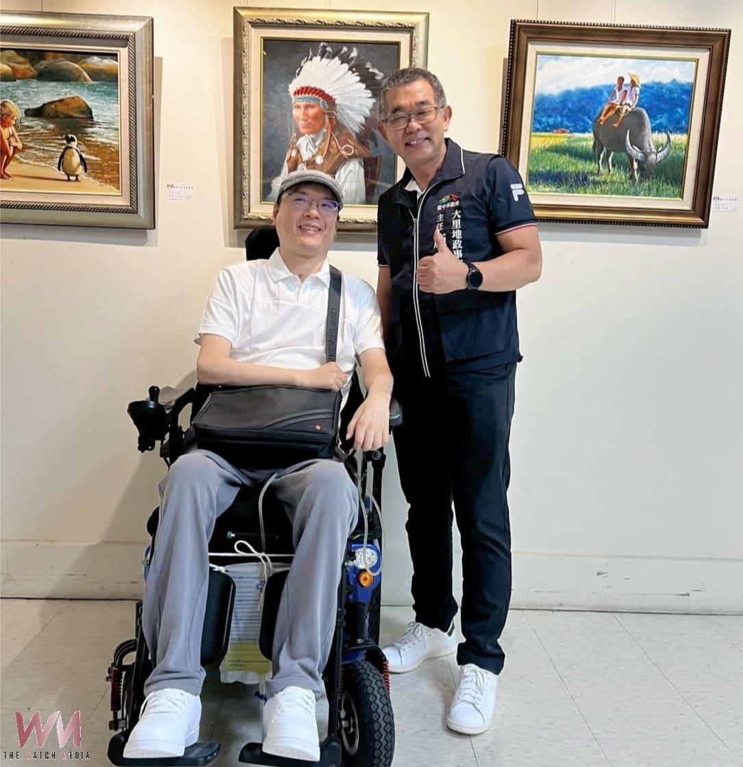 逆境中綻放希望與光彩　台中大里地所張家勳口足畫家魅力開展 - https://www.watchmedia01.com