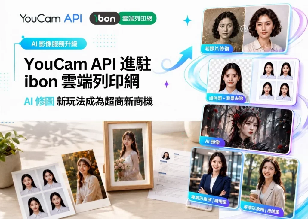 玩美移動YouCam API進駐全台超過7,300家 7-ELEVEN ibon 雲端列印網
