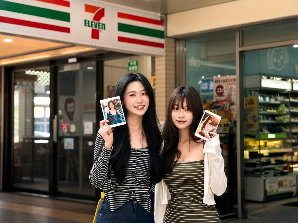 消費者透過YouCam API 可即時完成 AI 修圖,並直接於 ibon 機台取件輸出