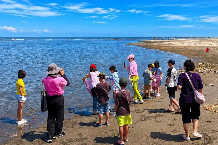 「大安濱海樂園」海洋生態體驗。　圖：臺中市政府觀光旅遊局／提供