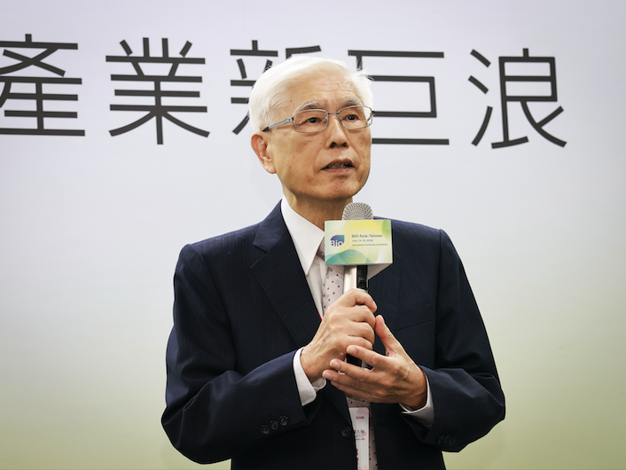 台灣外泌體產學聯盟召集人林奏延。(攝/劉祐龍)