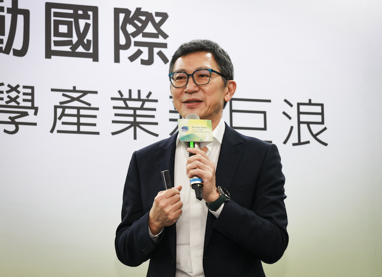 台灣生物產業發展協會副理事長蔡政憲。(攝/劉祐龍)