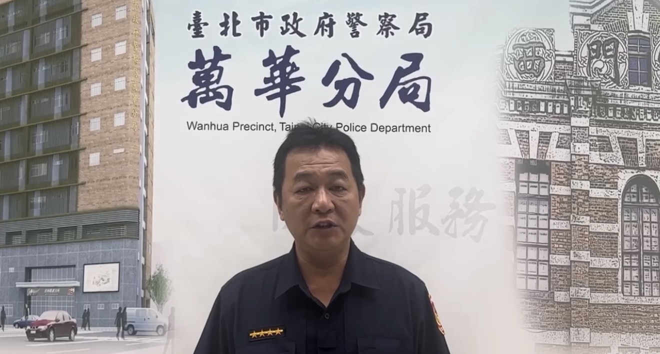 龍山派出所副所長江永源案情說明。(圖/記者 張泓笙翻攝)