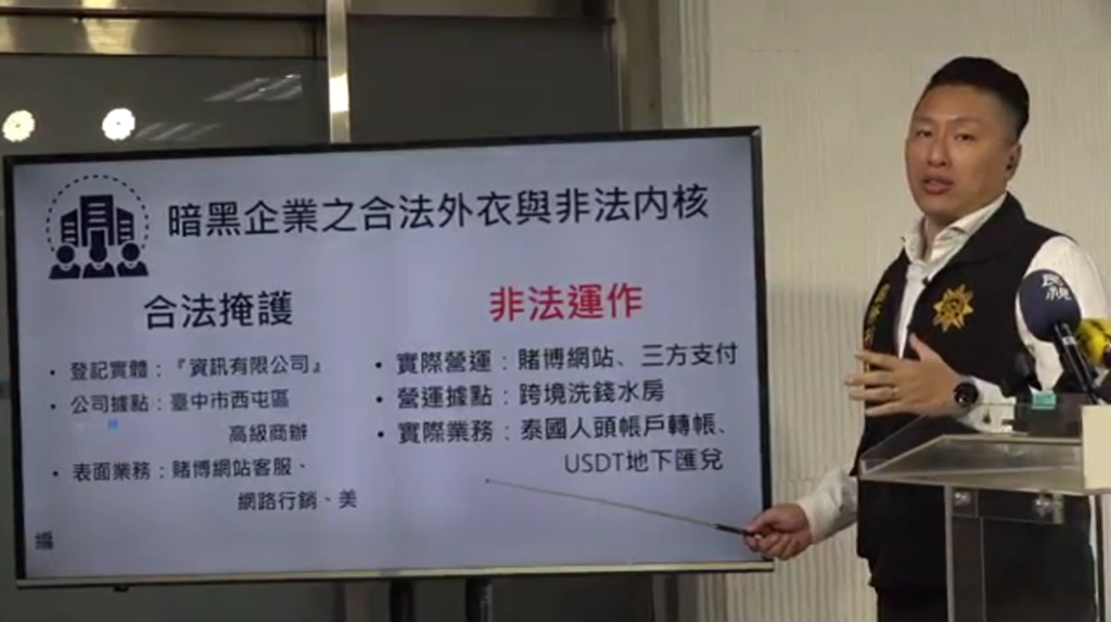 國際刑警科偵二隊隊長陳思翰說明案情。（圖／刑事局提供）