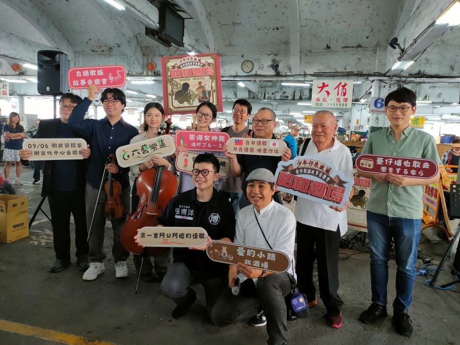 ▲六藝快閃高雄果菜市場與會來賓合照。